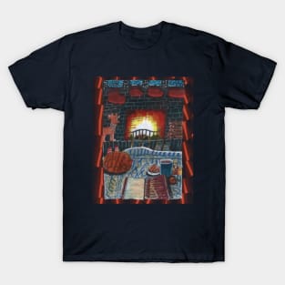 Evening by the Fireplace T-Shirt